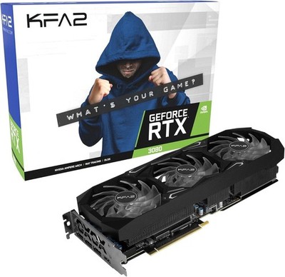 KFA2 GeForce RTX 3080 10GB GDDR6X SG LHR + CoolingFan NVIDIA GPU Grafikkarte OVP