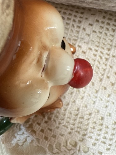 Taza Lefton Rudolph años 1950-1960. Reno Nariz Roja Navidad - Imagen 12 de 21