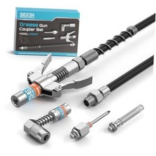 Grease Gun Accessory Kit, Includes Quick Standard Kit (with Needle Tips)
