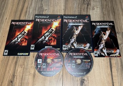 Resident Evil Outbreak & Outbreak File #2 PlayStation PS2 Game Lot CIB Complete