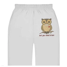 'Owl You Need Is Love' Adult Sweatpants / Joggers (JO042085)