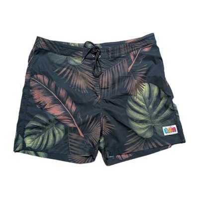 Size 38 - DEUS EX MACHINA Mens Boardshorts Palms Swim Trunks Canggu Bali *RARE*