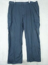Dickies Mens 44x32 Blue Flat Front Cargo Work Pants