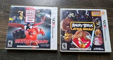 Big Hero 6: Battle in the Bay and Angry Birds Star Wars (Nintendo 3DS) con scatola