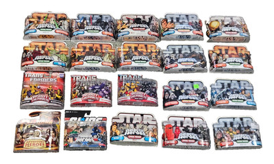 Lot of 20 - Star Wars Transformers GI Joe Indy Galactic Heroes