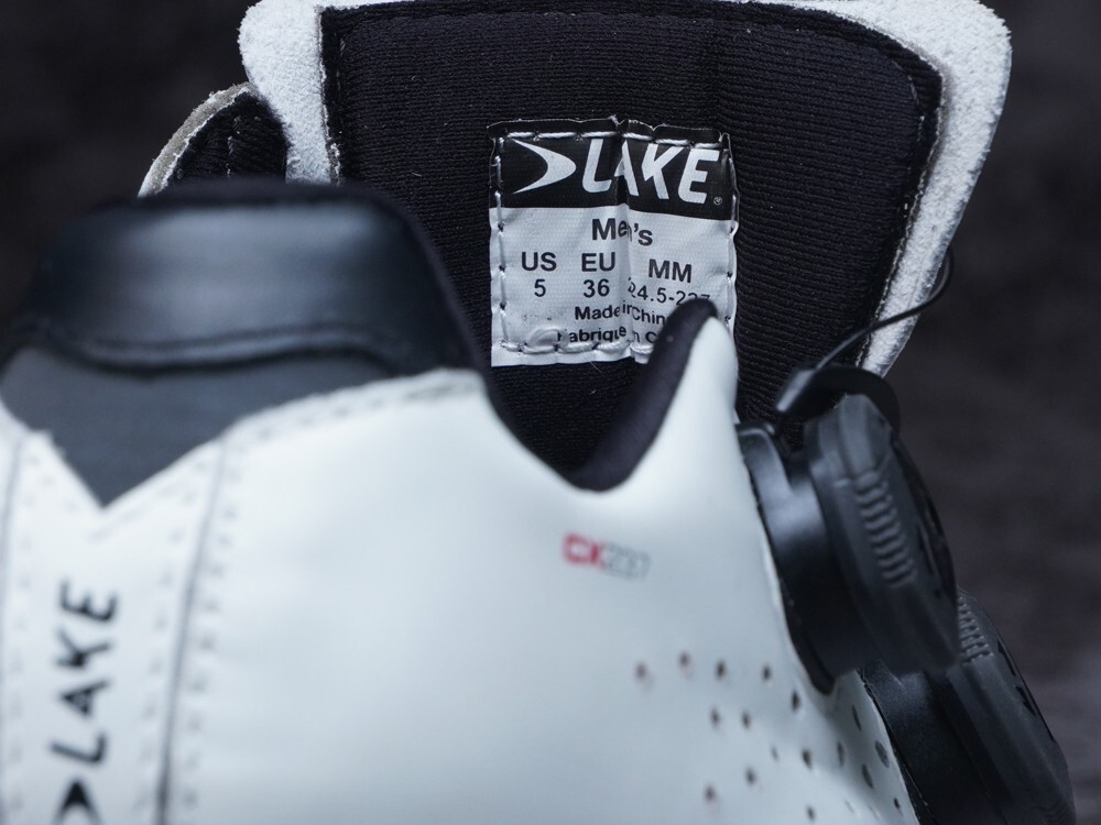 LAKE CX237 Leather Cycling Shoes: White Unisex EU 36 (Standard