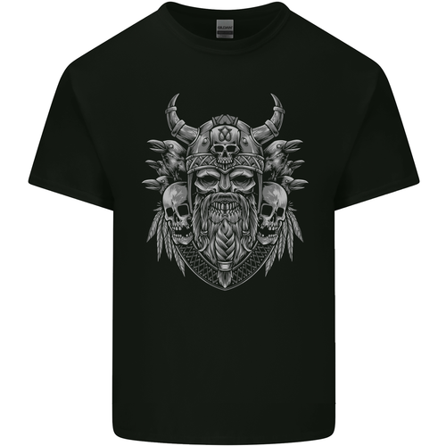 T-shirt Homme Gothique à Motif Crâne Et Cartes - Gildan, Coton, Taille Normale