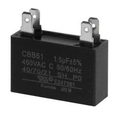 1.5 MFD x 450 Run/Start Capacitor # RC1.5X450