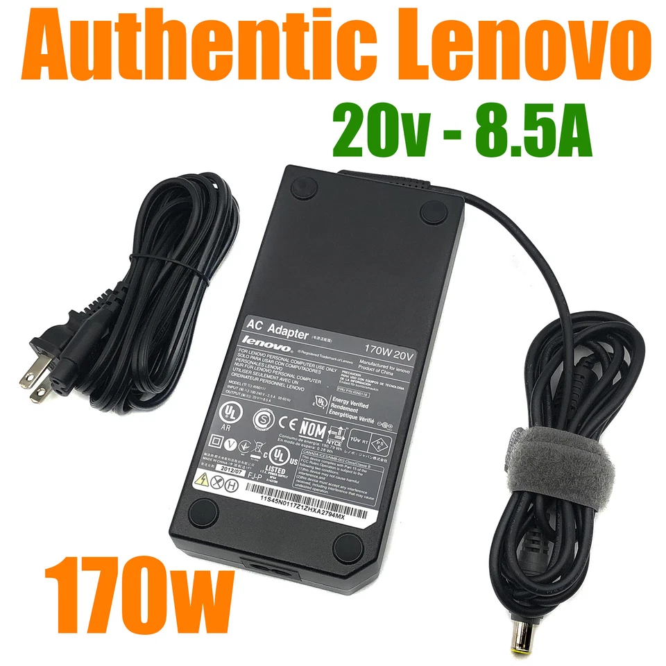 Genuine Lenovo AC Adapter 170W for Thinkpad Laptop W500 W510 W520 W530 Charger - Image 2 of 4