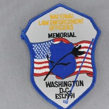 National Law Enforcement Officers Memorial Washington DC 5.5" Patch