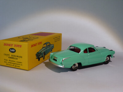 Dinky toys coupe borgward Isabella grise 1/43 - Modélisme