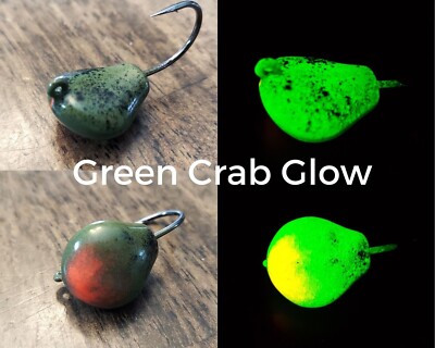 15 FLAT TOP TOG JIGS ASIAN CRAB 4/o XX Strong Steel Hooks Blackfish - Foto 3