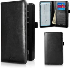 RFID Checkbook Cover PU Leather for Men & Women | Slim, Secure, Classic Style