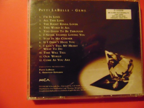 Patti La Belle - GEMS (CD,-1994,MCA) - Bild 2 von 2