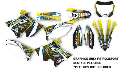 Restyle Polisport GRAPHICS KIT 2001 - 2008 RM 125 / 250 DECAL MOTOCROSS GRAPHIC