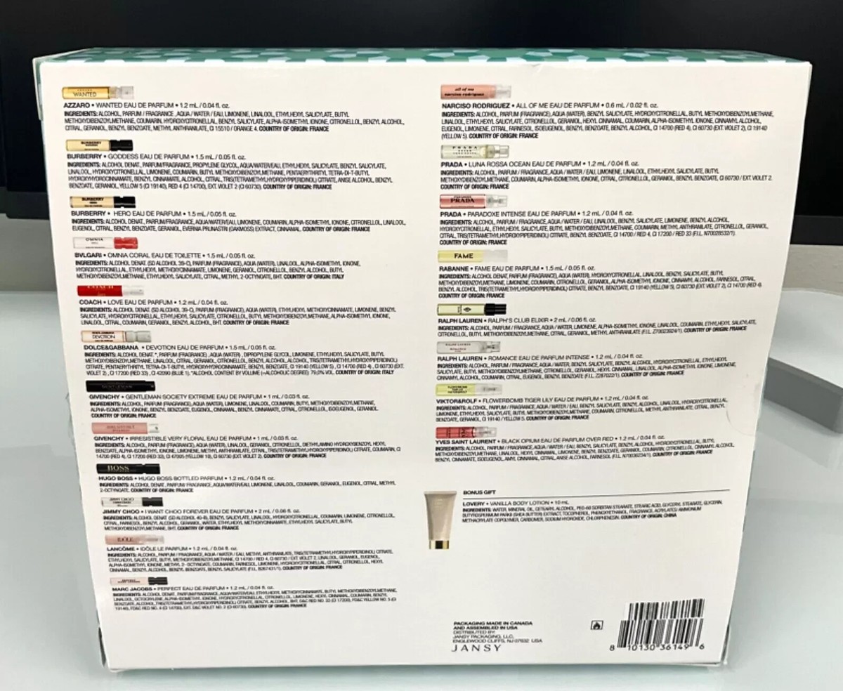 21-Pc. Fragrance Sampler Set For Him & Her New | eBay