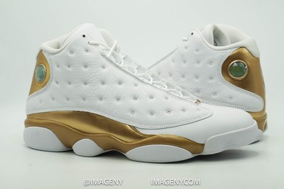 AIR JORDAN 13 XIII NEW SIZE 13 DMP WHITE VARSITY RED METALLIC GOLD 414571-135
