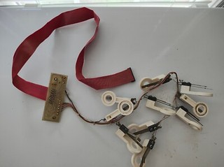 Armor Attack Cinematronics control panel wiring harness PCB and new buttons