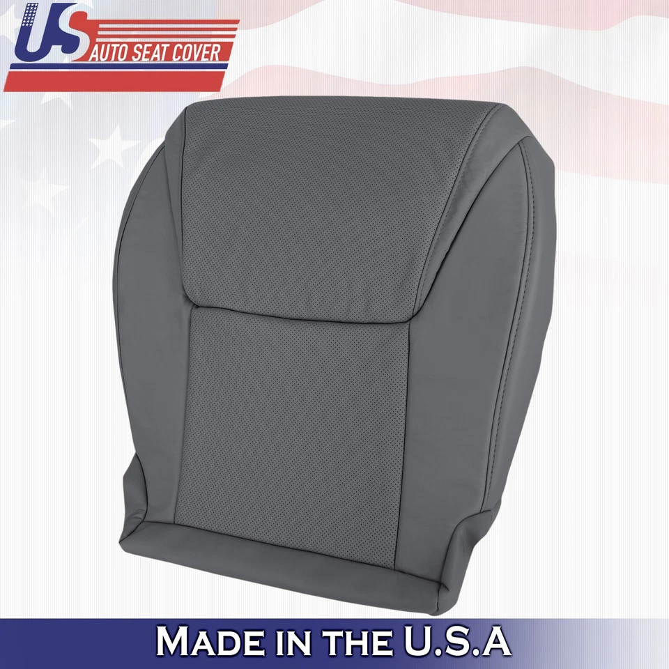 Parte inferior de cuero gris para conductor y pasajero Lexus LX570 2008 a 2011 con cubiertas Perf Foto 4 de 4