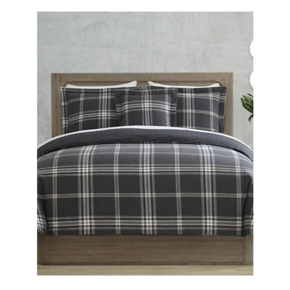 King Ropa de Cama a Cuadros