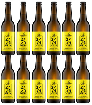 2/4 Wein Nachhaltiger Genuss Mehrweg-Pfandflaschen-Revolution Preis incl. Pfand