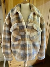 Badgley Mischka Sherpa Jacket L New With Tags