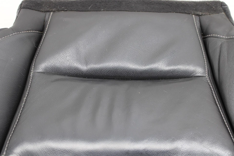 2012-2014 Acura TL Front Left Lower Seat Black W/ White Stitching OEM JP69 - Image 4 of 4