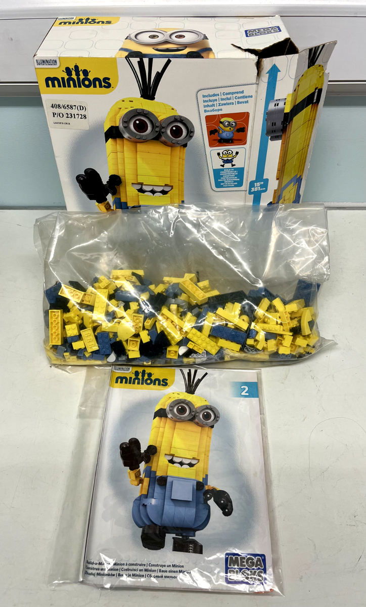Mega Bloks Despicable Me BUILD-A-MINION Kevin inches 776