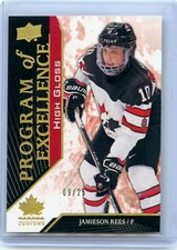 2019-20 Upper Deck Team Canada Juniors High Gloss #103 Jameison Rees POE 9/25