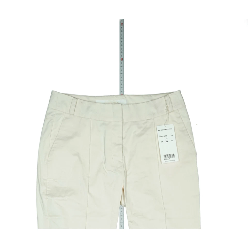 Pantalones ajustados elásticos de verano Airfield de tela china 7/8 para mujer 36 W28 W29 Foto 2 de 4