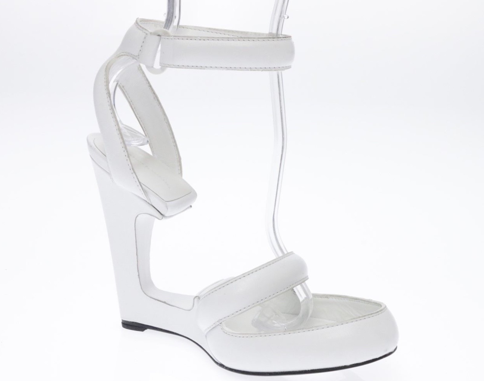 Donna ALEXANDER leather WANG white leather ALEXANDER strappy sandals sz. 38 NEW! 650 cf65c2 Donna ALEXANDER leather WANG white leather ALEXANDER strappy sandals sz. 38 NEW! 650 cf65c2