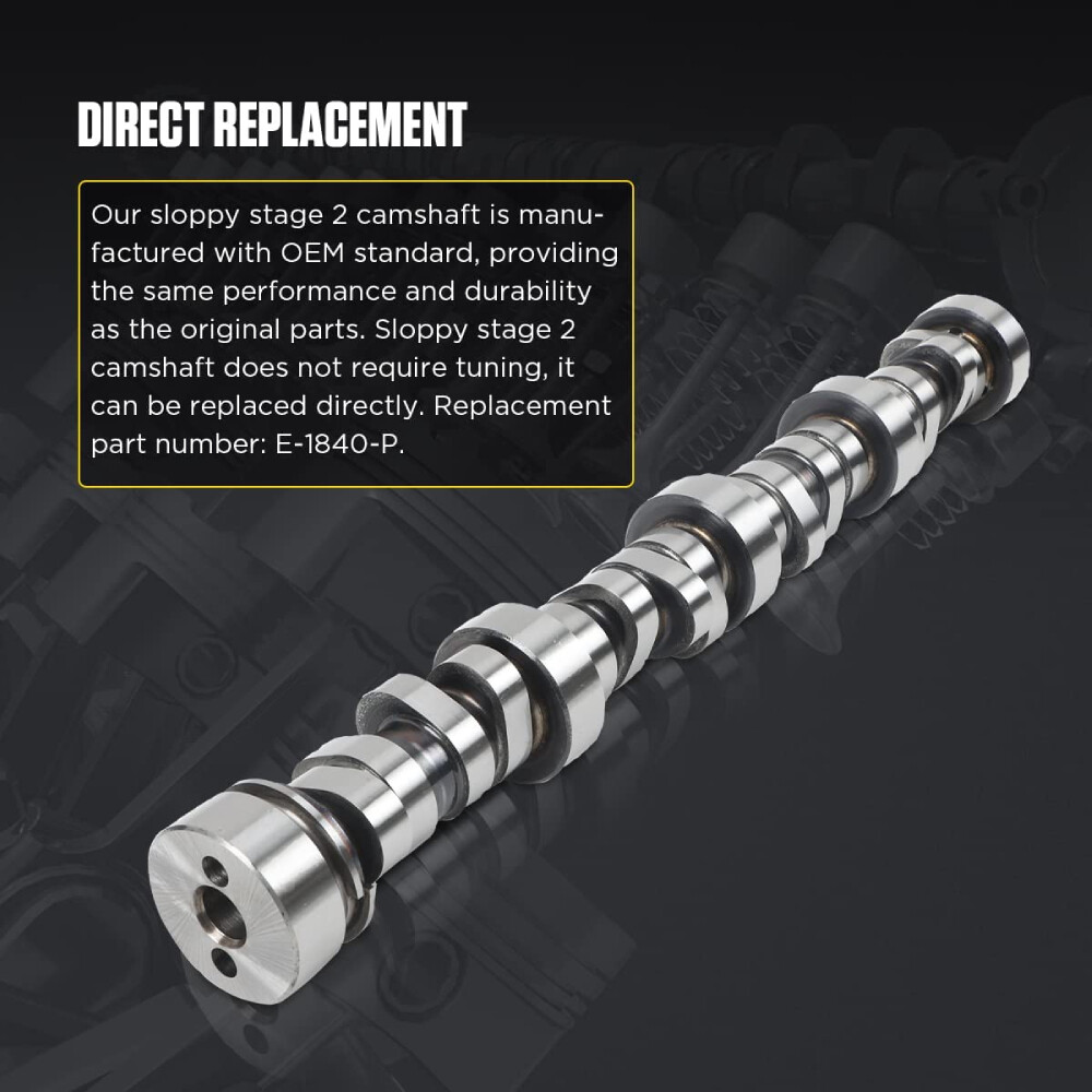 Sloppy Mechanics Stage 2 Camshaft - .585/.585 Lift Hydraulic Roller Cam For GM LS Engines 5.3L 5.7L 6.0L 6.2L (1997-2007)