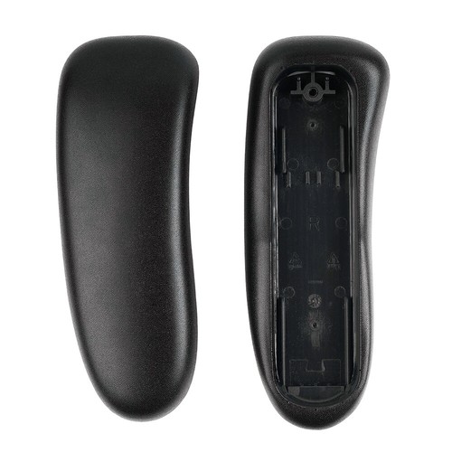 Vinyl Armpad Caps For Herman Miller Remastered Aeron Chair 1 pair Graphite/Black - Picture 2 of 8