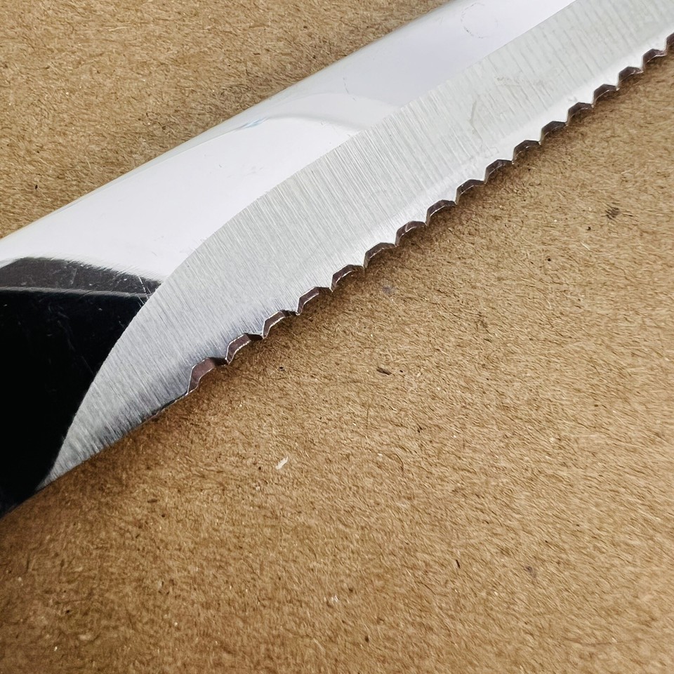 Cutco Serrated Trimmer Knife 1721 KH Pearl White Handle Olean NY Made