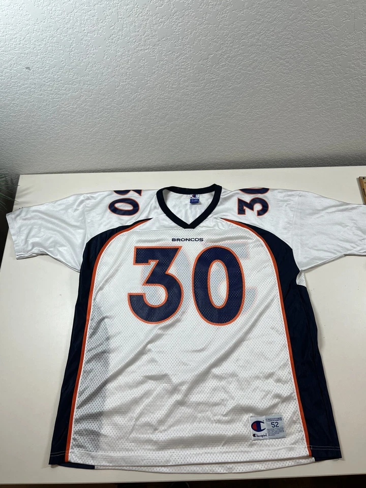 Футболка мужская White Champion Denver Broncos Terrel Davis XXL 2XL 52 - Изображение 2 из 4