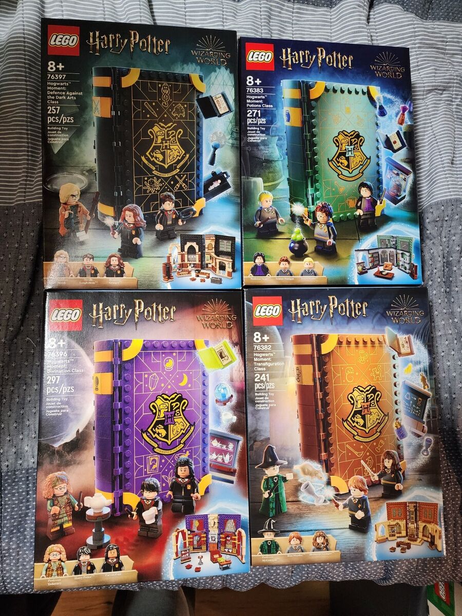 LOT OF 4* NEW Lego Harry Potter Hogwarts Moment Books 76382 76383 76396  76397