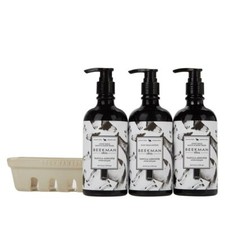 Beekman 1802 Hand  Body Wash and Lotion in Ceramic Caddy Set-Choose Scent-