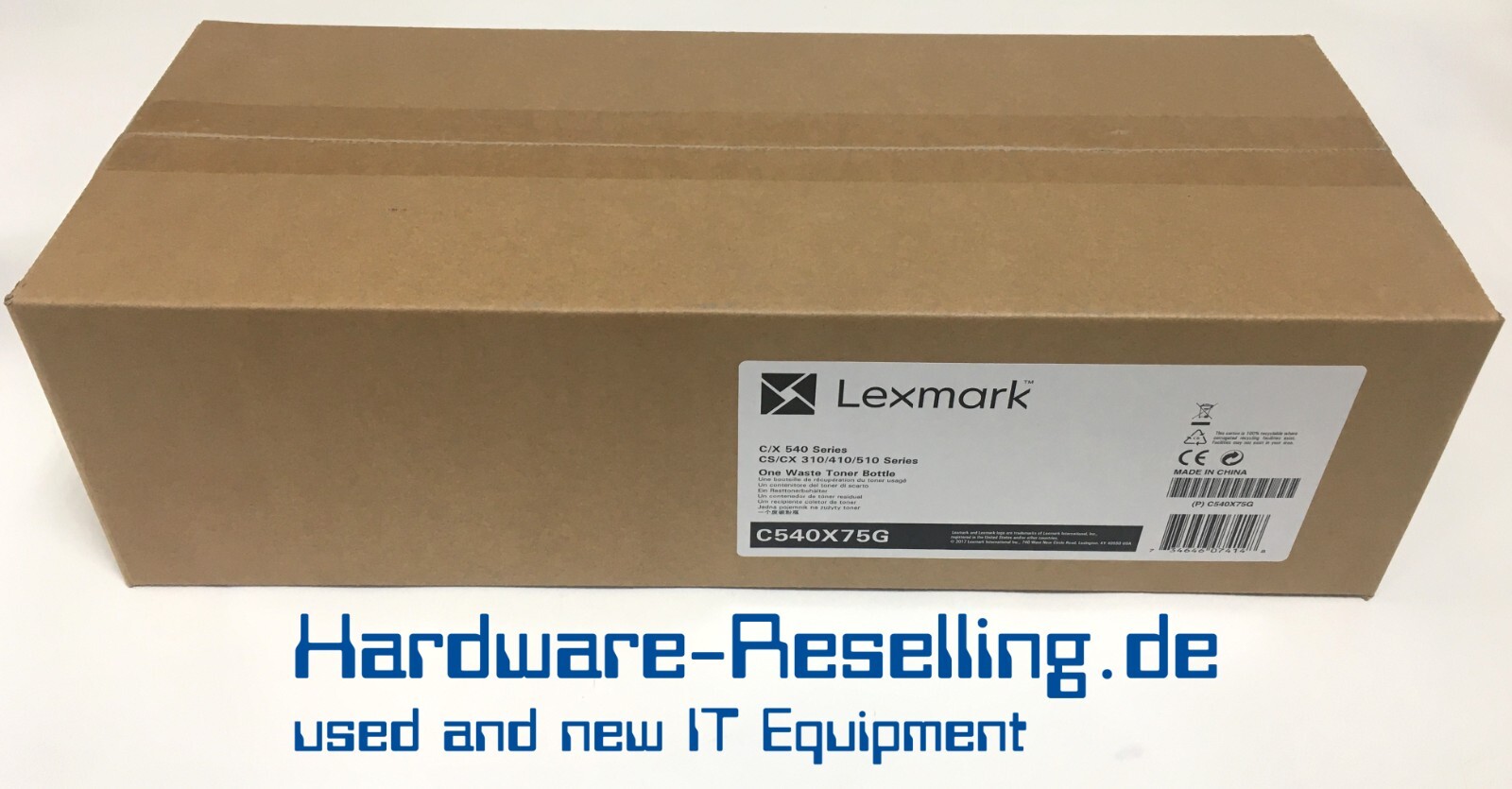 Original Lexmark C/X 540 Series Waste Toner Bottle C540X75G CS / CX 310 410 510
