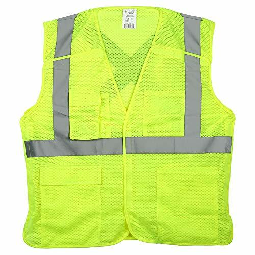 SAFEGEAR 5er Pack Typ R Klasse 2 Sicherheitsweste mit Large-X-Large Limette/Gelb - Bild 1 von 1