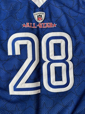 Reebok ゲームシャツ NFL バイキングス PETERSON 28番 XL Adrian Peterson #28 Reebok NFL Vikings Purple Jersey Adult