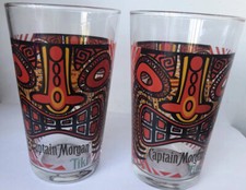 2 X Special Edition Captain Morgan Tiki Cocktail Glass.