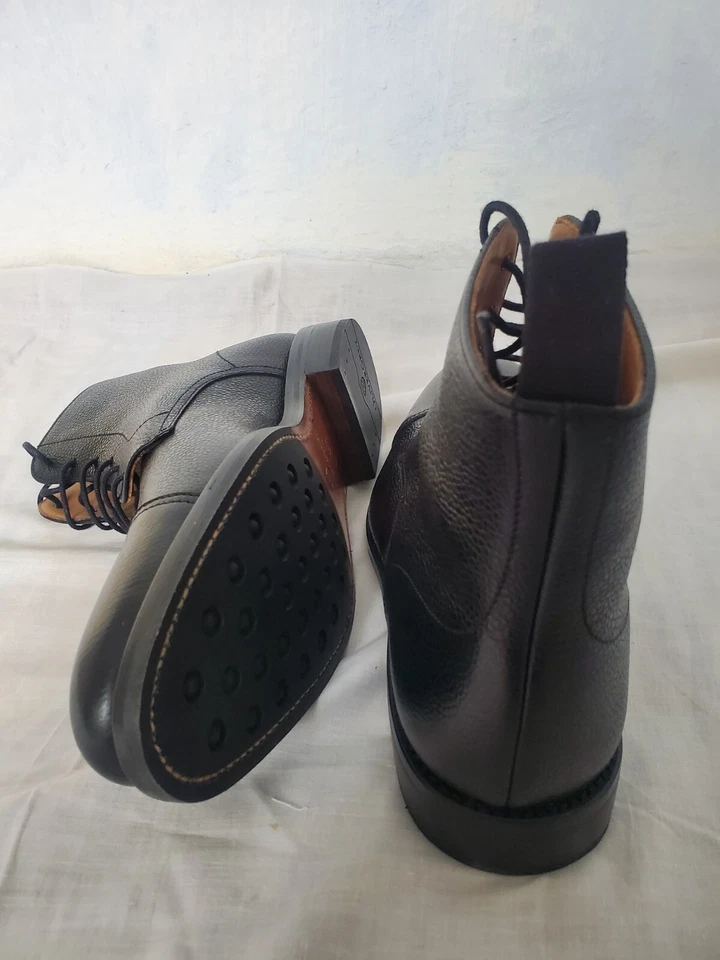 Nuevo Goodyear Welted Oliver Gris Jack Botas Zapato Negro Talla UK10.5/EU44.5/US11.5 Foto 3 de 4