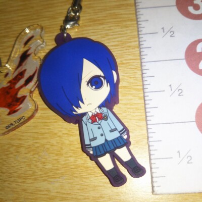 A64347 Tokyo Ghoul / Rubber strap + Acrylic key chain / Touka