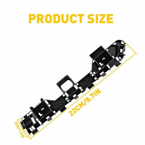 Front Driver & Passenger Bumper Bracket Set For 2013-2017 Honda Accord Sedan - Picture 6 of 13