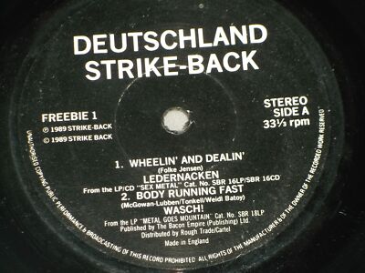 Various: Deutschland Strike-Back  PROMO  7''   Ledernacken, Wasch, Andy Giorbino