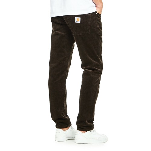 CARHARTT Wip Klondike 12 Wale in velluto a coste Regular Affusolato FIT  Pantaloni Marrone Tabacco | eBay
