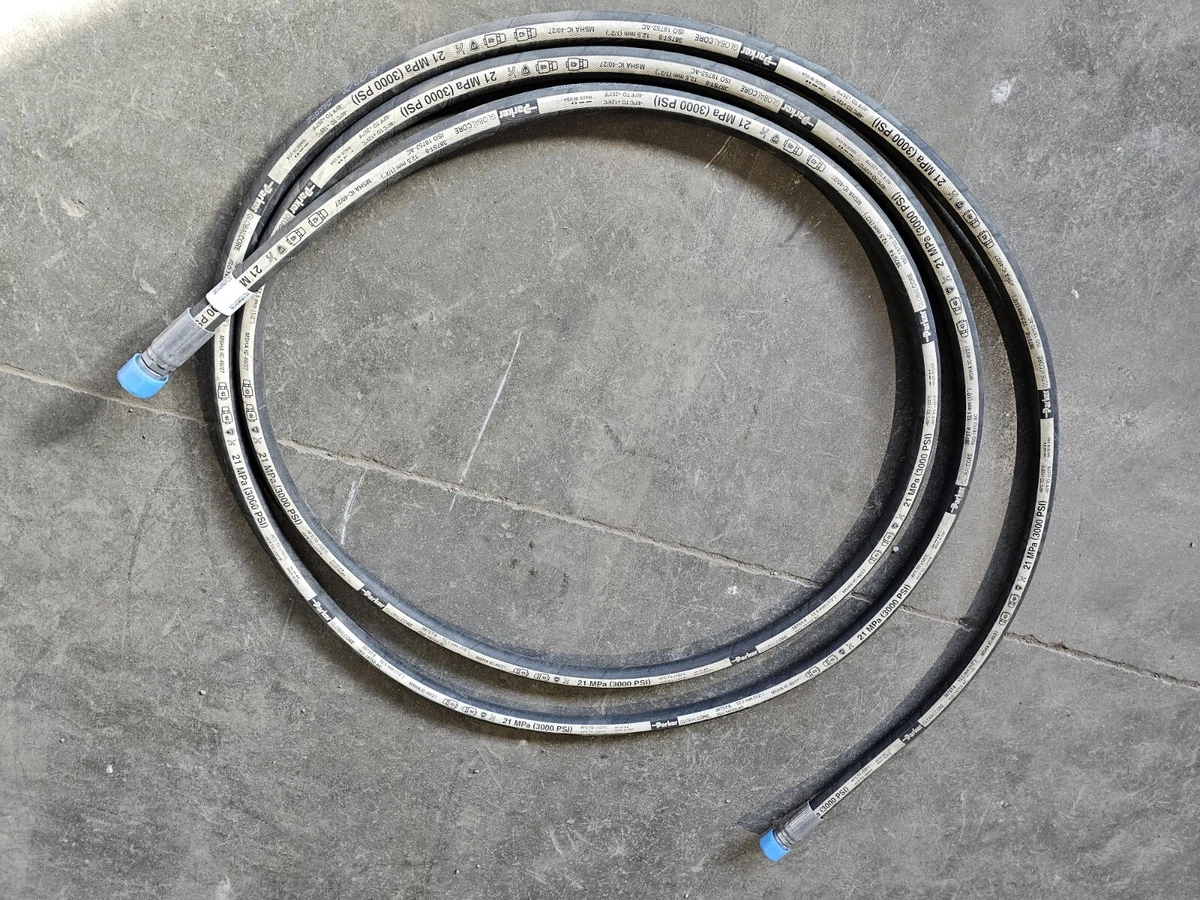 Tubo Idraulico Parker WOW Alta Pressione, 2 Linee, 16" 4250 PSI, 8mm 5/16 - Foto 2