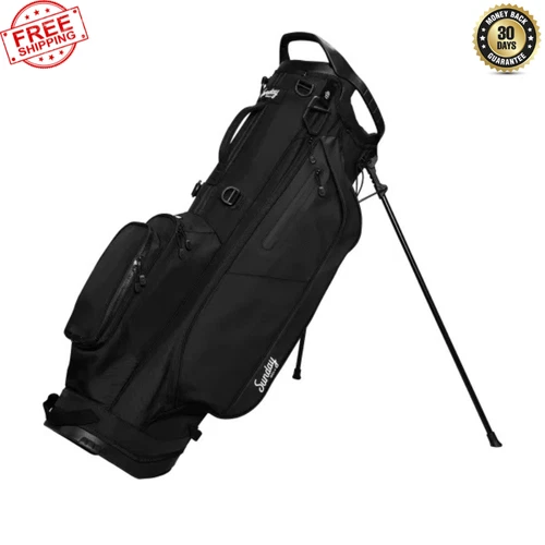 Sunday Golf Pacific Stand Bag w/ Cooler, 14-Way Top, Frosty Pocket & Double Stra