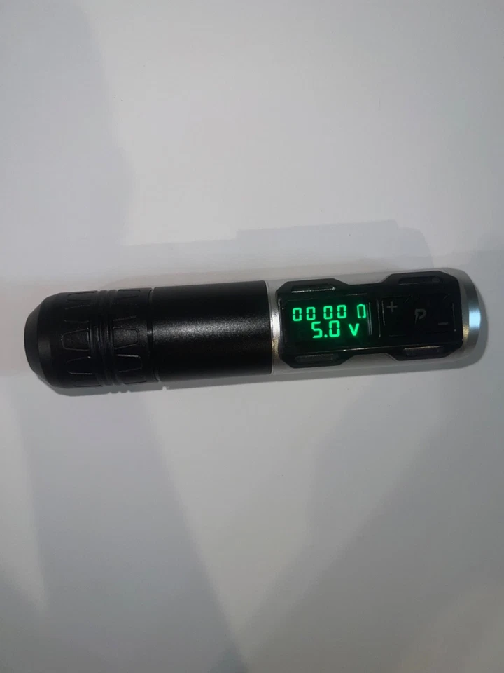 Máquina de bolígrafos rotativos inalámbricos EZ con batería de 1800 mAh (plata)  Foto 2 de 3