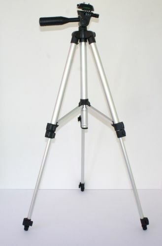 50" Pro Photo/Video Tripod With Case For Sony Alpha A55 SLT-A55V SLT-A55 - Afbeelding 1 van 8